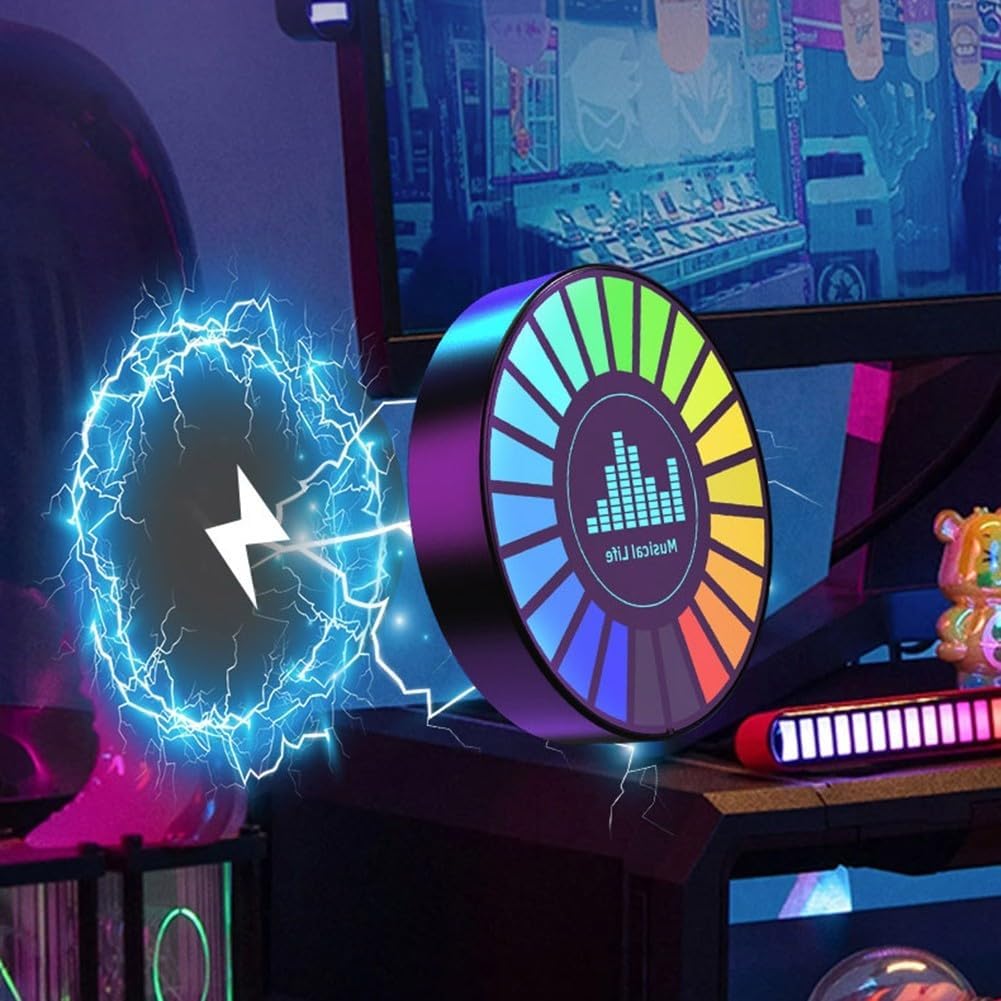 عرض كفر ريش التكييف للسيارة سيلفر مع فواحه RGB تتفاعل مع الموسيقى