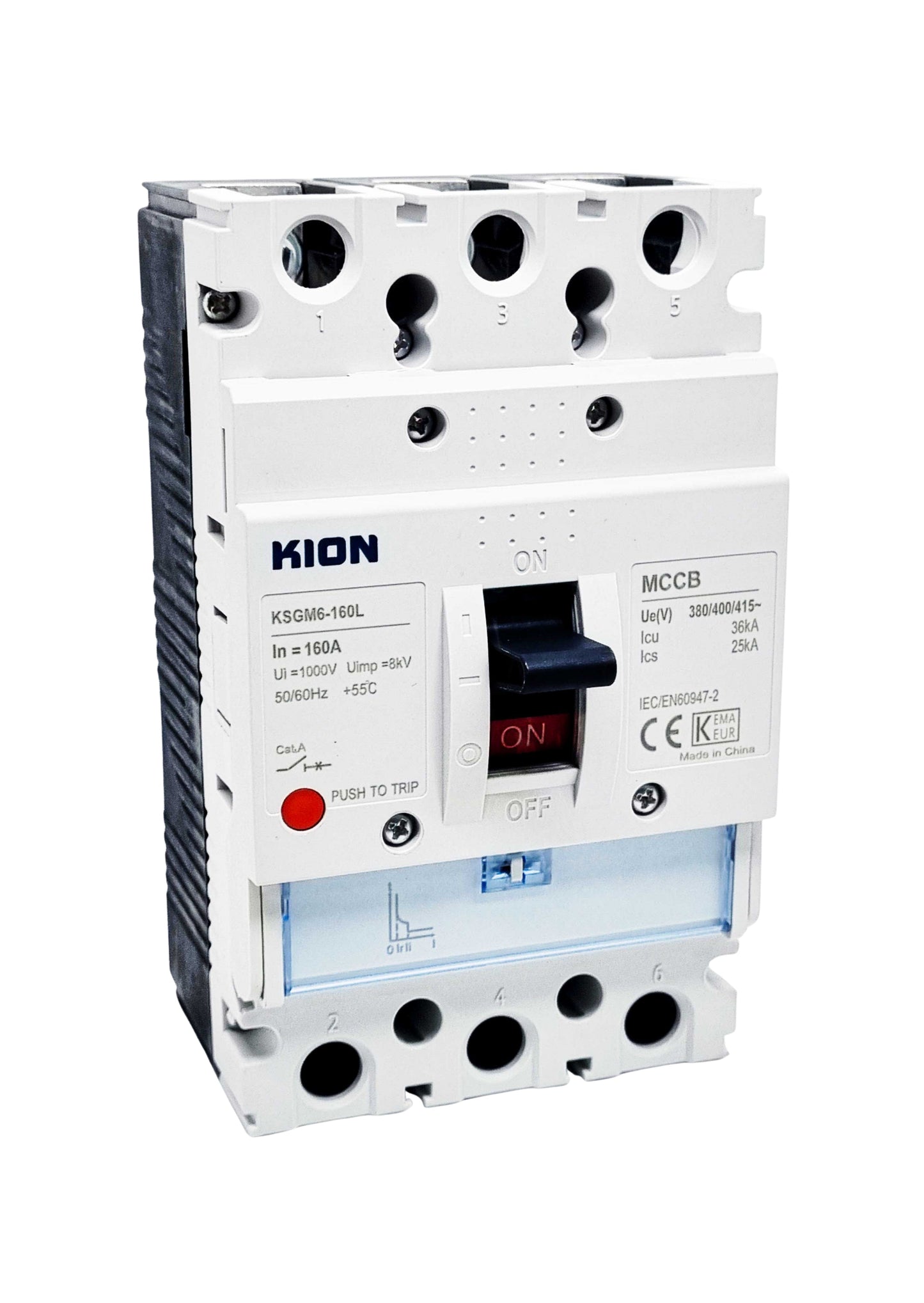 160 Amp 36 kA Triple Load Moulded Circuit Breaker