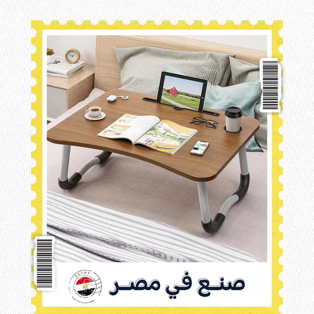 • عرض 3 قطع ترابيزة خشب بقوائم معدن