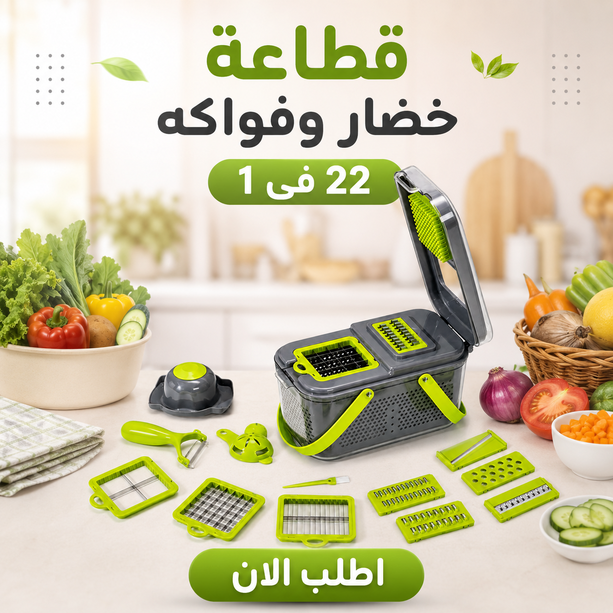 قطاعه خضار و فواكه 22 في 1