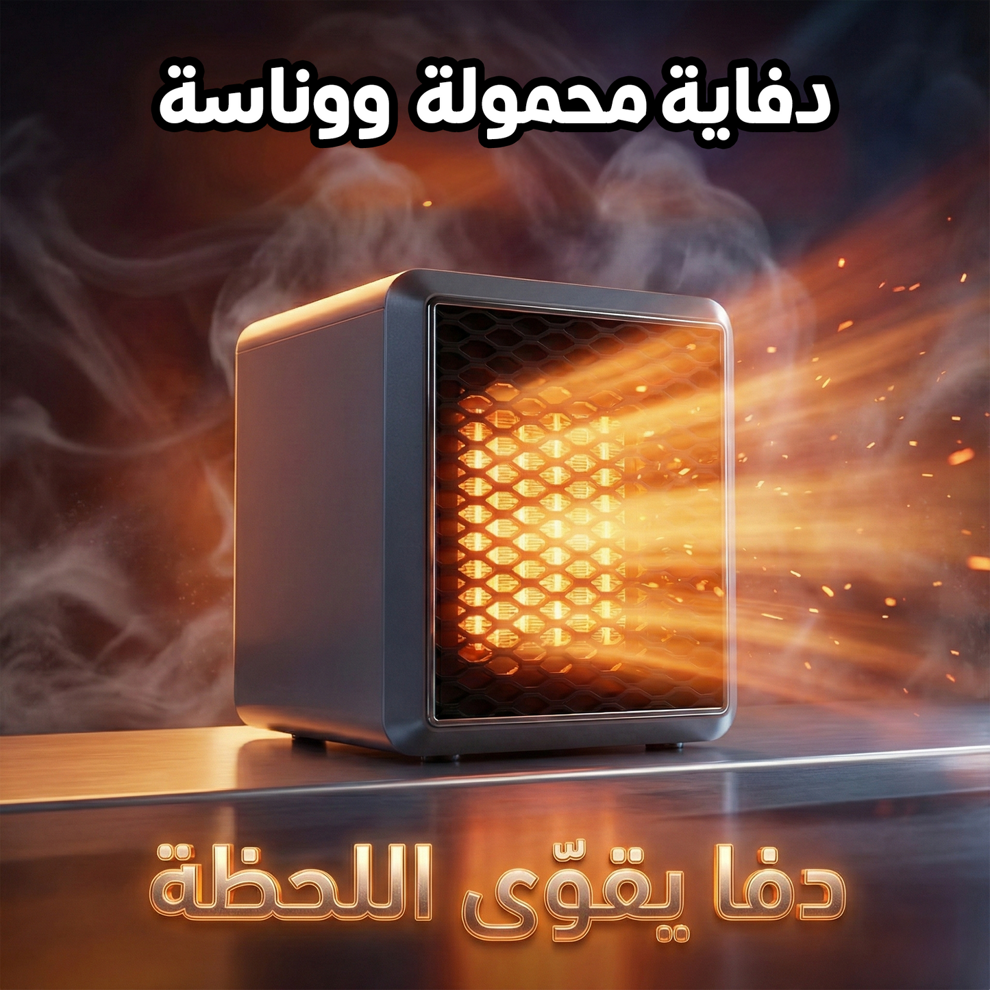 • دفاية محمولة ووناسة 1500 Watt