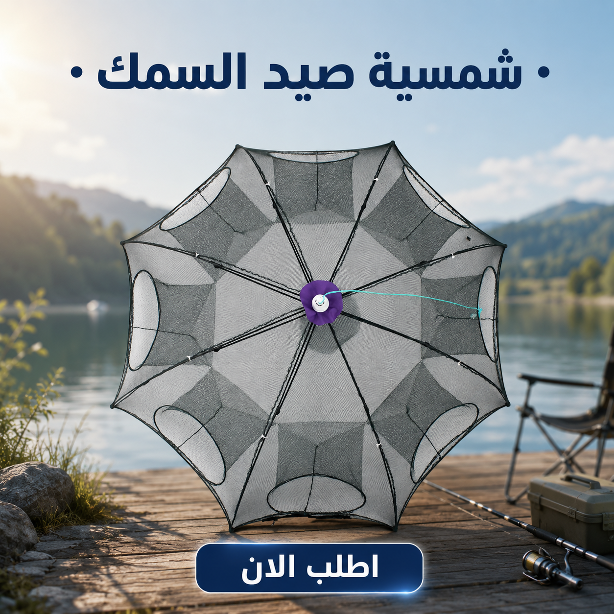 • شمسية صيد السمك