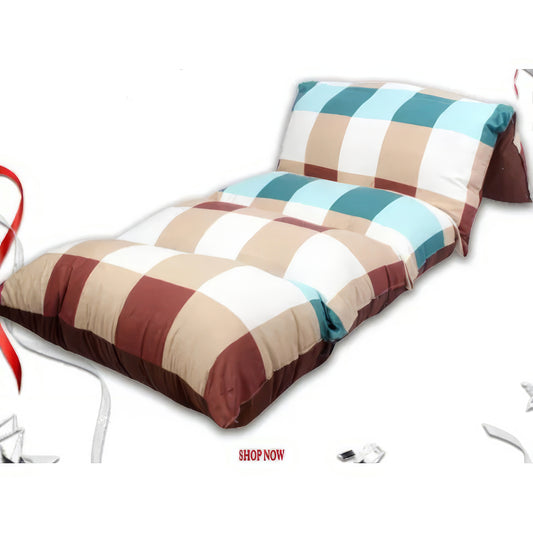 • The floor mattress is foldable
