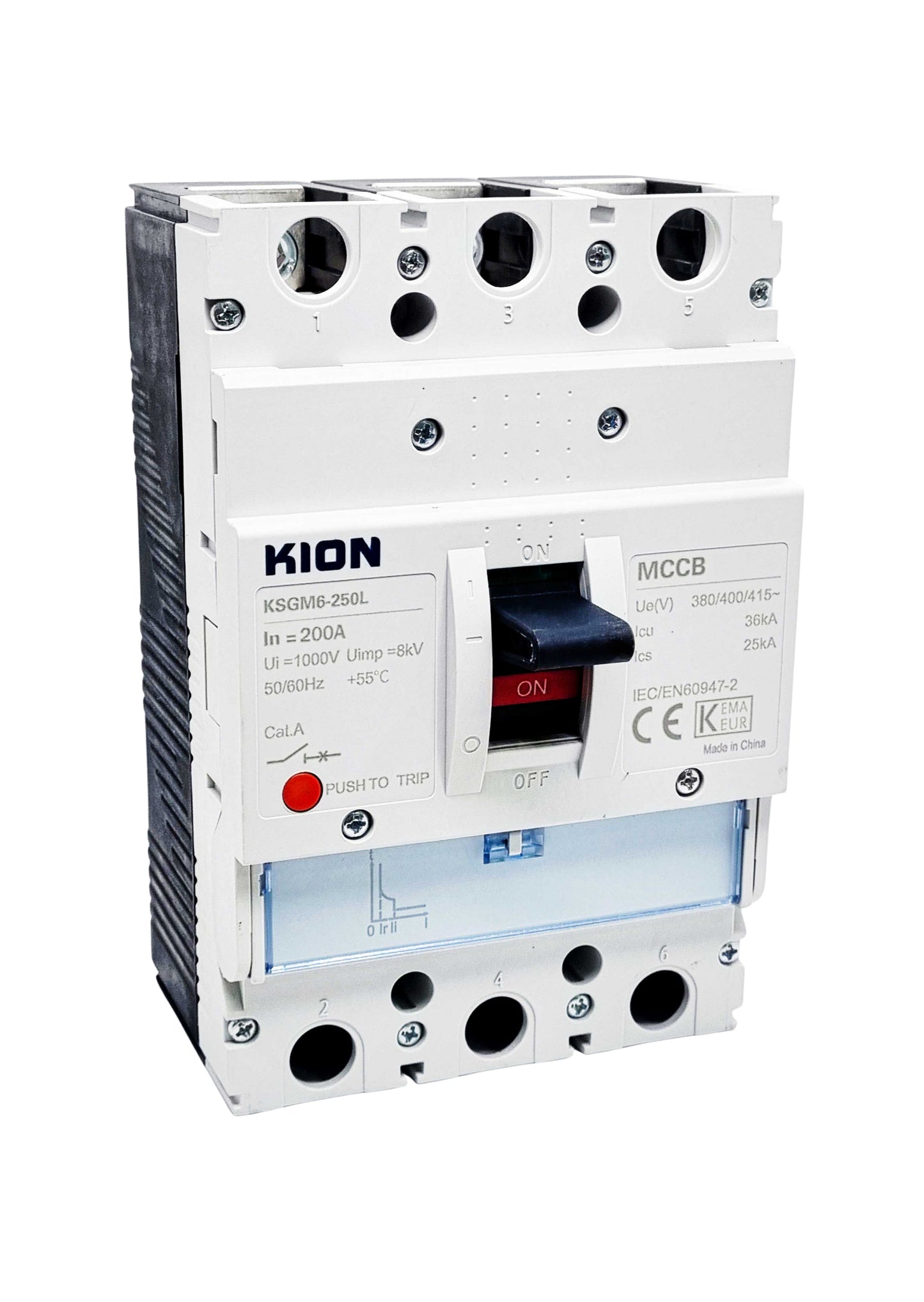 200 Amp 36 kA Triple Load Moulded Circuit Breaker