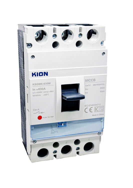 630 Amp 65 kA Triple Load Moulded Circuit Breaker