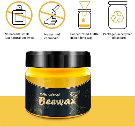 • عرض قطعتين ملمع الخشب BeeWax الحديث