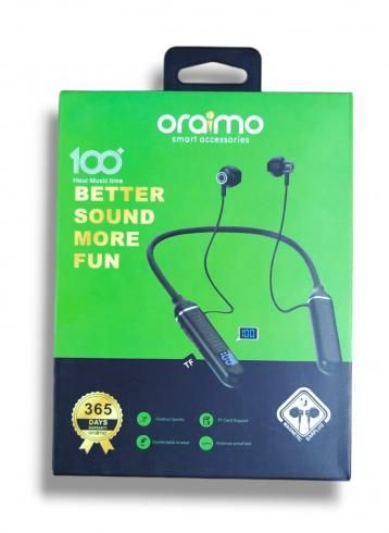 • Oraimo A20 Wireless Headset Bluetooth Neckband