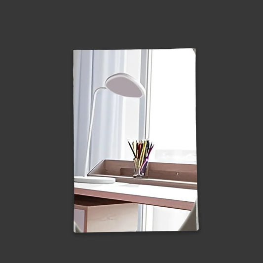 • عرض 4 قطع ملصقات مرآة مستطيلة