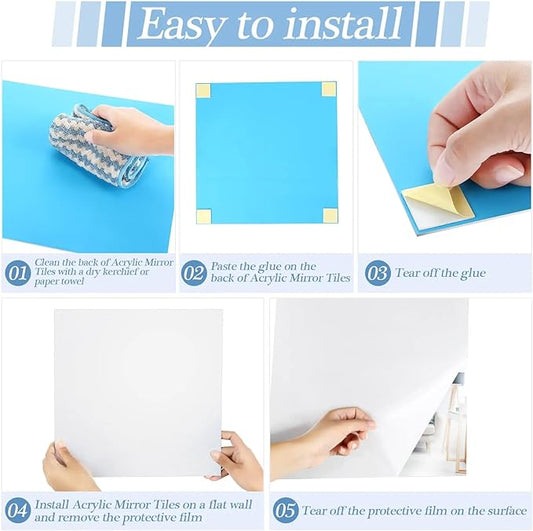• Offer 3 rectangular mirror stickers