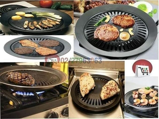 • Offer: Multi-functional stovetop grill + kitchen apron with towel