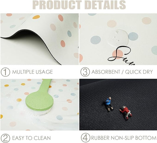 • 2 Pcs Super Absorbent Dish Drying Mat