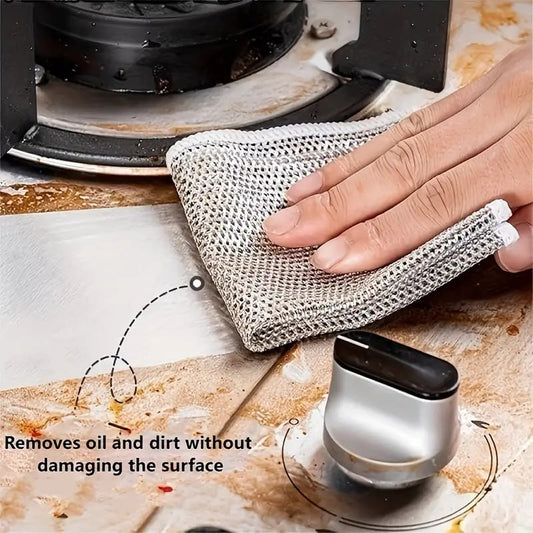 • Two stainless steel towels, 20*20 cm