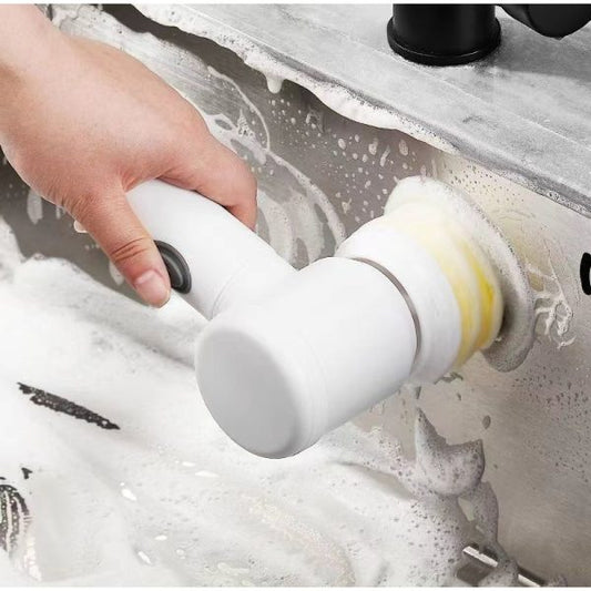 • Rotary brush for cleaning all surfaces