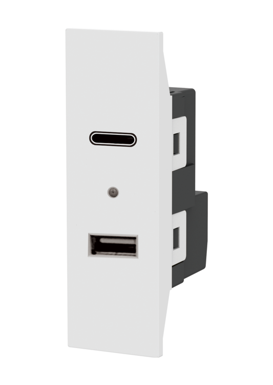 24mm USB and Type-C Charging Socket