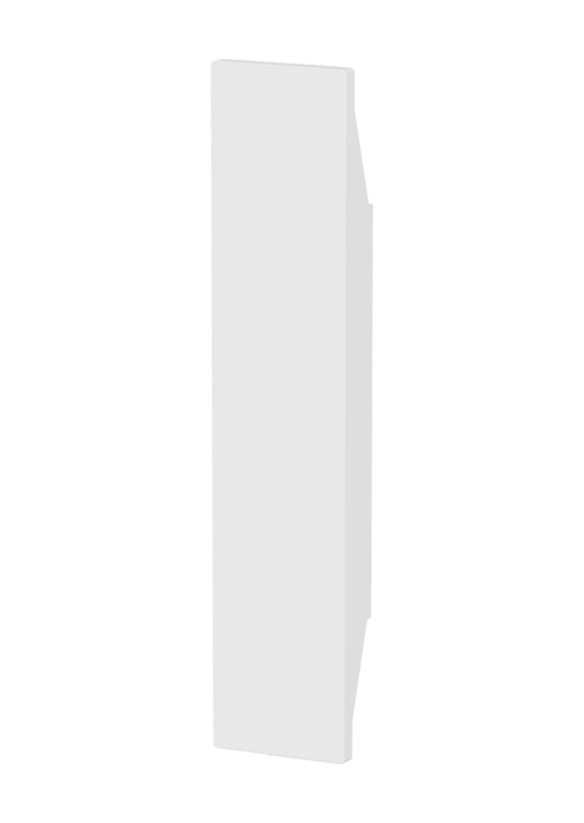 12mm White Blank Insert
