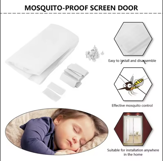 • 3 pcs Magnetic Mosquito Net Curtain Offer