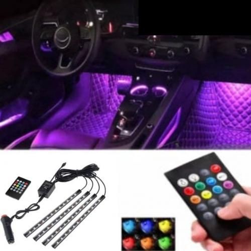 • Car Lighting Show (3-meter blue interior LED strip - pedal LED)