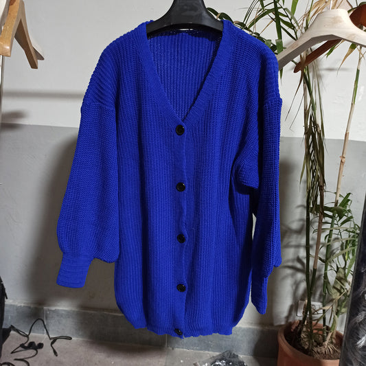 • Knit cardigans (blue - green)