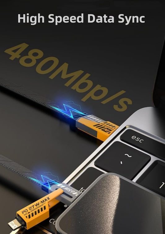 عرض Anker Power Port Nano-20W + كابل شاحن USB متعدد 15 سم، شحن سريع 3 في 1 (Lightning, Type-C & Micro USB)