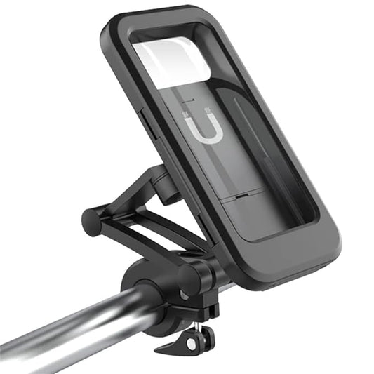 • Phone holder for motorcycles, waterproof, touch-sensitive