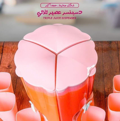 • 3-in-1 dispenser and fruit juicer offer