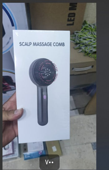 عرض  فرشاة مساج الراس متعددة الاستخدامات + زيت الروزماري لانبات الشعر من الجذور MILLE