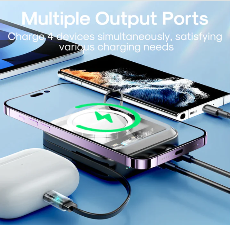 • Joyroom Power Bank 10000 MAH Jr-L007 magnetic wireless 22.5W