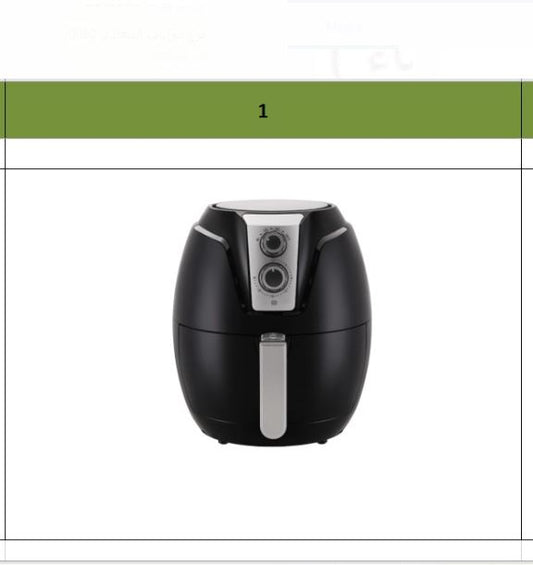 • Air fryer 4.5 Liter 1400 Watt