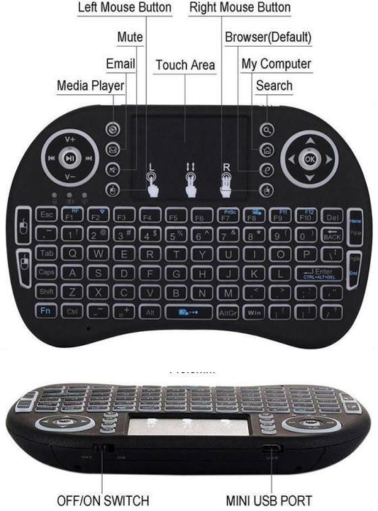 • Wireless keyboard and mouse, the versatile trend